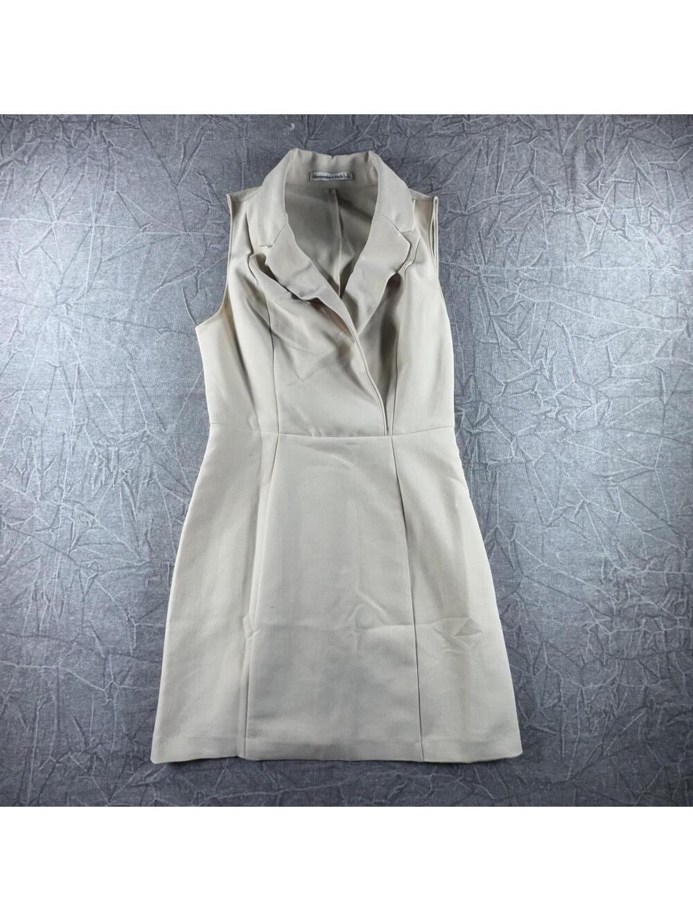 Abercrombie Dress Women's S Beige Mini Tall